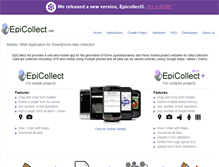 Tablet Screenshot of epicollect.net